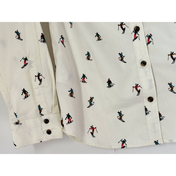 Eddie Bauer Women's Ski Novelty Print Shirt Size Medium New w/tag K58 - Picture 7 of 14